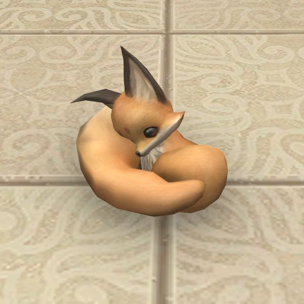 キツネのぬいぐるみ