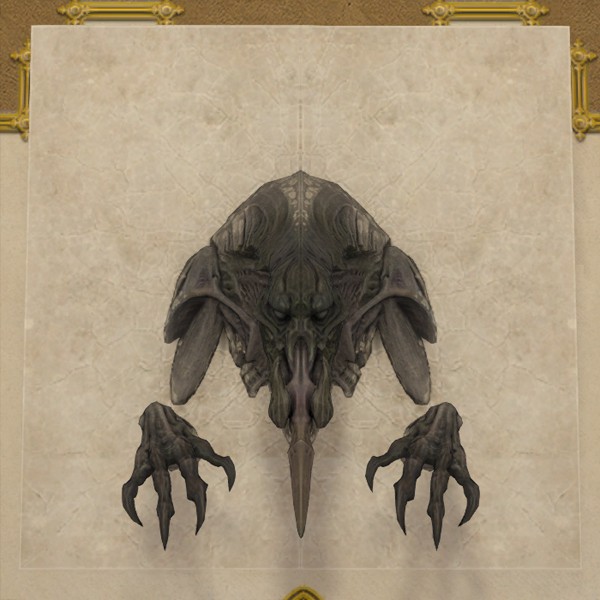 デモンズウォールの彫像