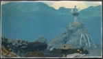 油彩画:イクサル軍伐採所