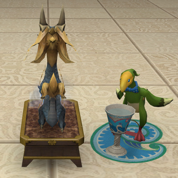 青龍の彫刻