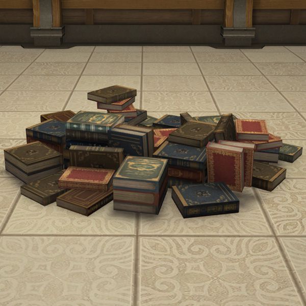 崩れた蔵書