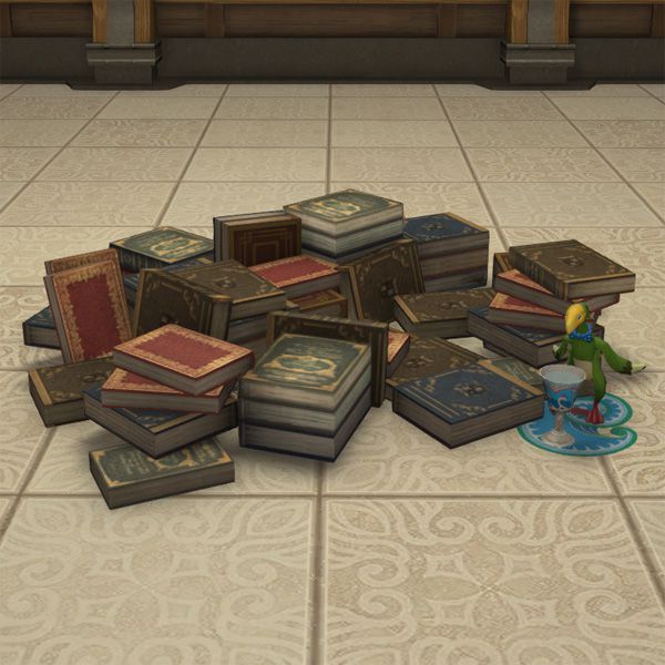 崩れた蔵書